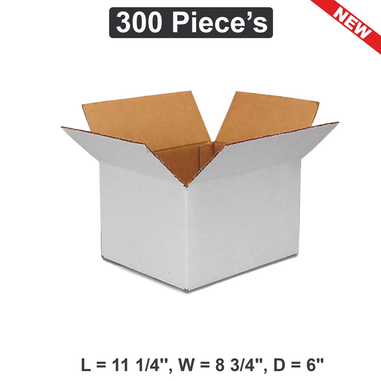 Durable 11 1/4" x 8 3/4" x 6" Boxes for Shipping Fragile Items